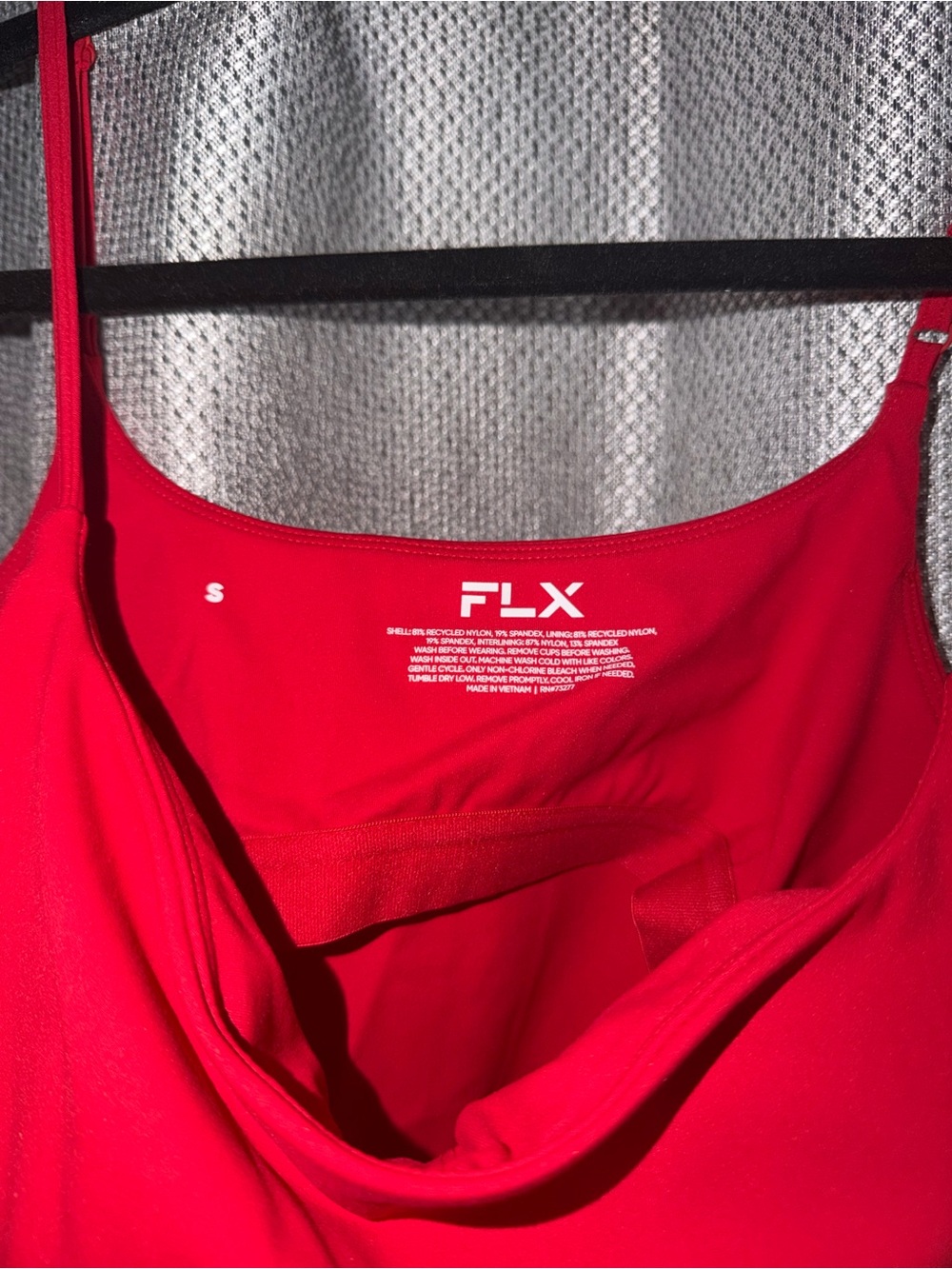 Red Spaghetti-Strap Women's Tank Top - Picture 2 of 4